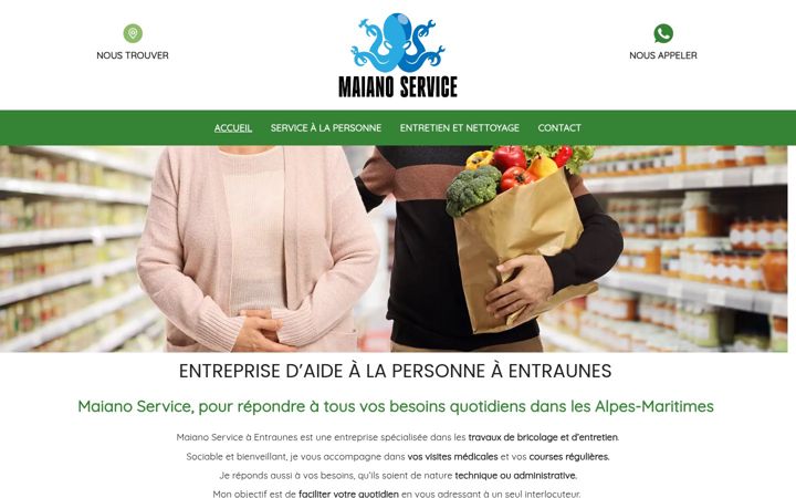 Screenshot of maiano-service.fr