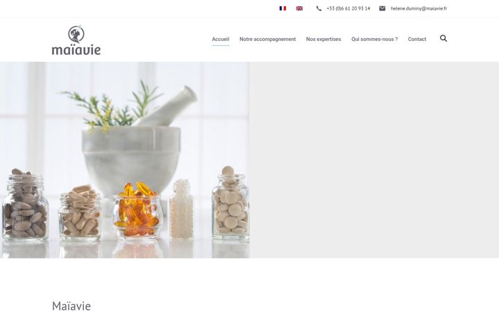 Screenshot of maiavie.fr