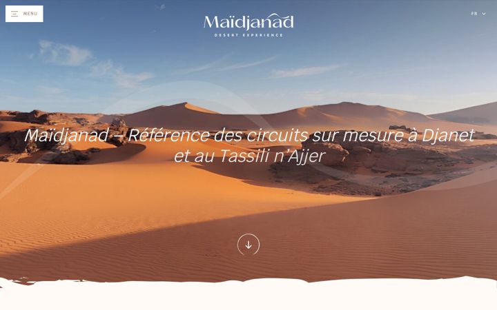 Screenshot of maidjanad.com