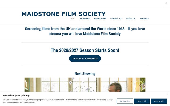 Screenshot of maidstone-film-society.org.uk