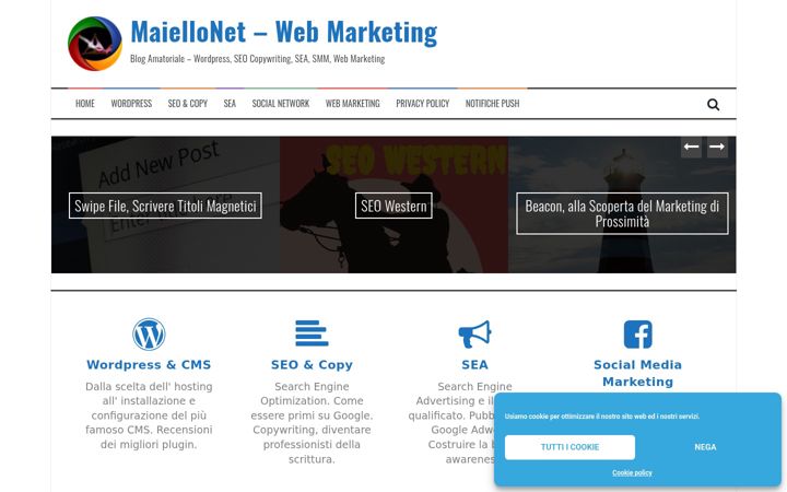 Screenshot of maiellonet.altervista.org