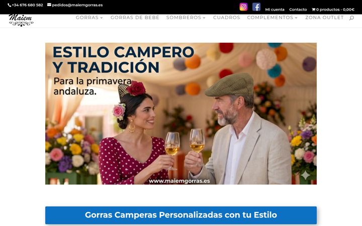 Screenshot of maiemgorras.es