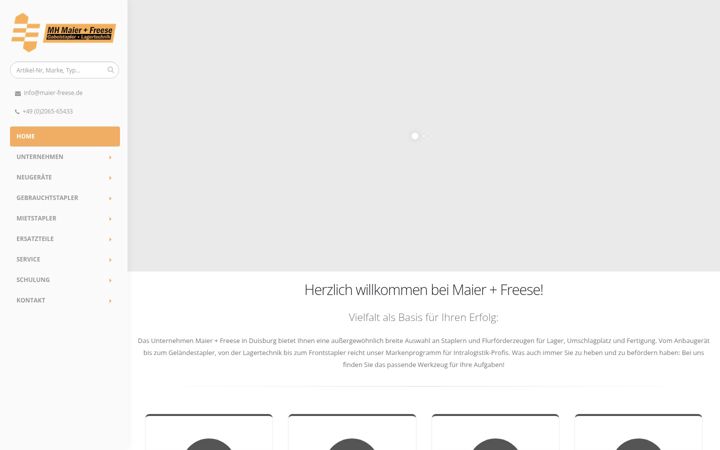 Screenshot of maier-freese.de