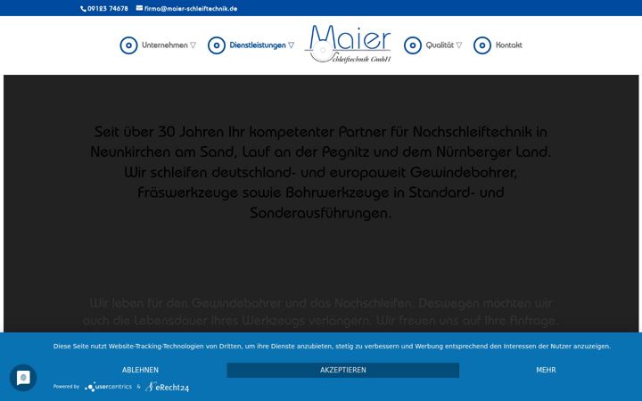 Screenshot of maier-schleiftechnik.de