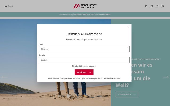 Screenshot of maier-sports.com
