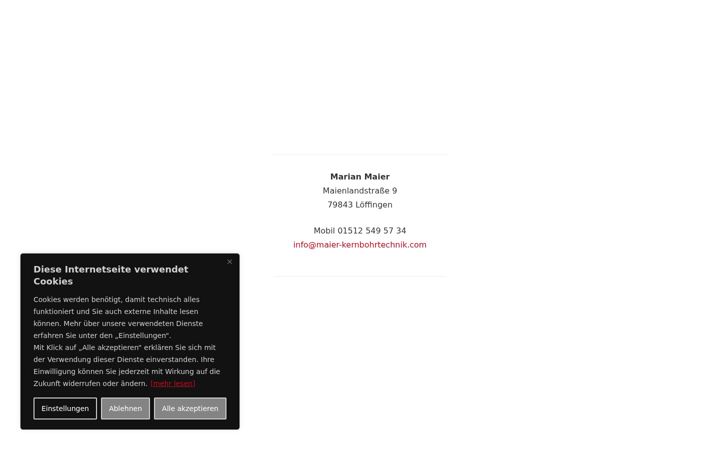 Screenshot of maierkernbohrtechnik.de