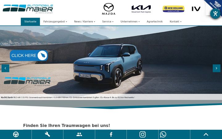 Screenshot of maiermobil.de