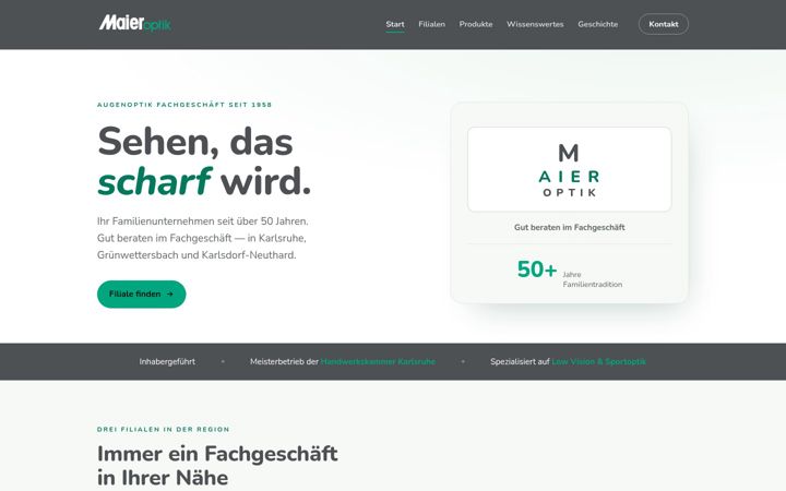 Screenshot of maieroptik.de
