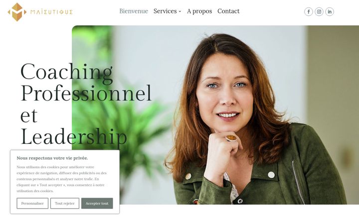 Screenshot of maieutique.be