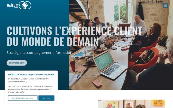 Screenshot of maieutykfrance.fr
