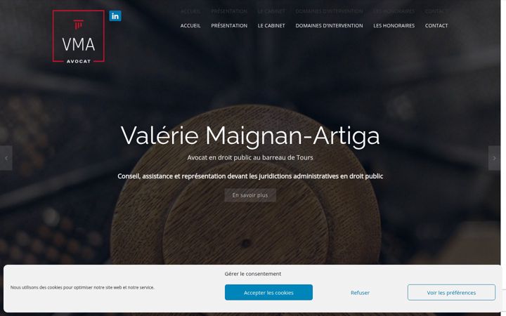 Screenshot of maignan-artiga-avocat.com
