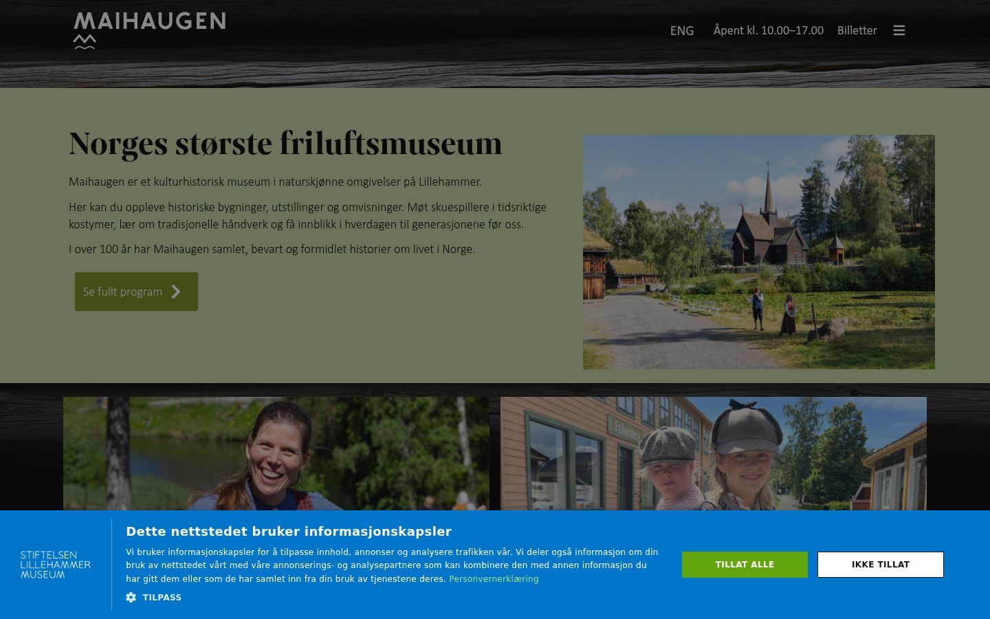 Kuvakaappaus suostumusbannerista, joka näytettiin ennen mitään vuorovaikutusta