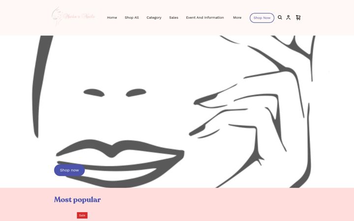 Screenshot του maikasnails.com