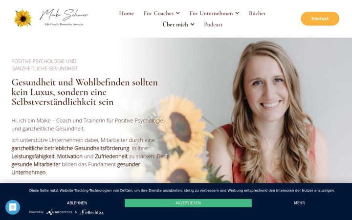 Screenshot of maikeschwier-coaching.com