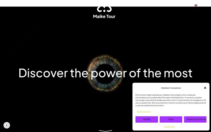 Screenshot of maiketour.com