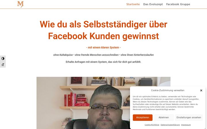 Screenshot of maikjung.de