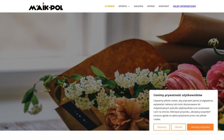 Screenshot of maikpol.pl