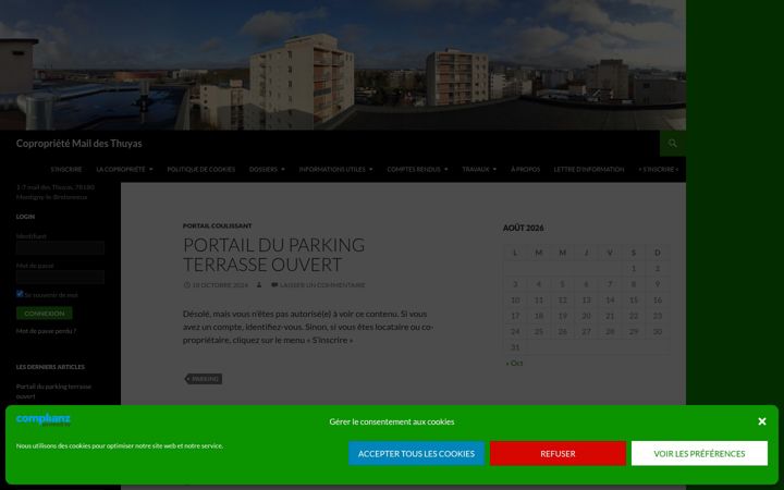 Screenshot of mail-des-thuyas.fr