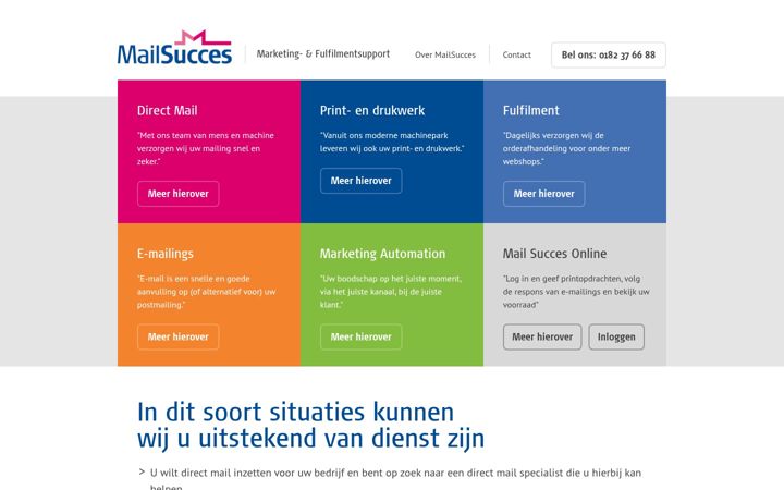 Screenshot of mail-succes.nl