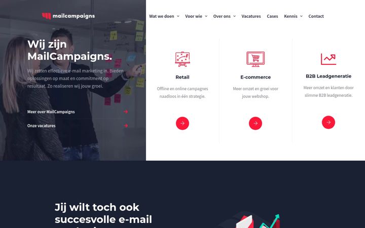 Skjermbilde av mailcampaigns.nl
