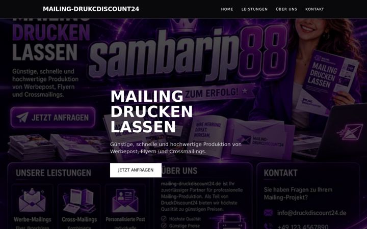 Screenshot of mailing-druckdiscount24.de