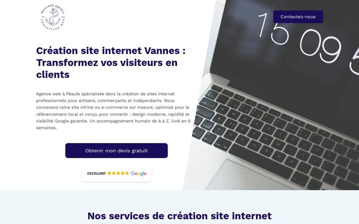 Screenshot of maillardagency.com