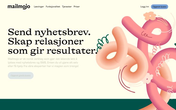 Képernyőkép: mailmojo.no