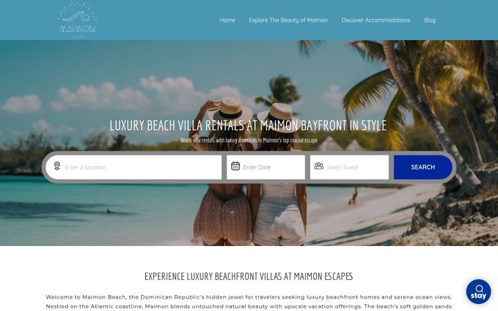Screenshot of maimonbeach.com