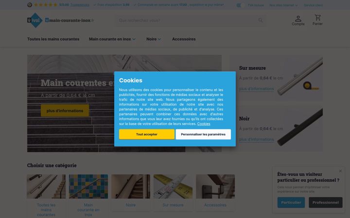 Screenshot of main-courante-inox.fr