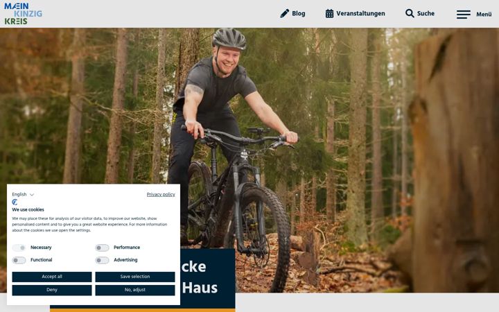 Screenshot of main-kinzig.com