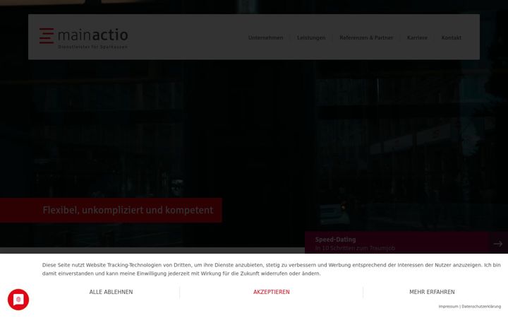 Screenshot of mainactio.de