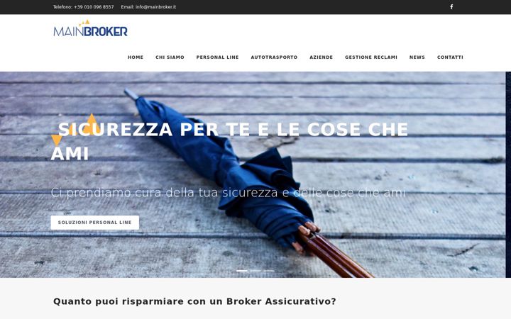 Screenshot of mainbroker.it