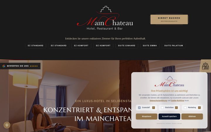 Screenshot of mainchateau.eu