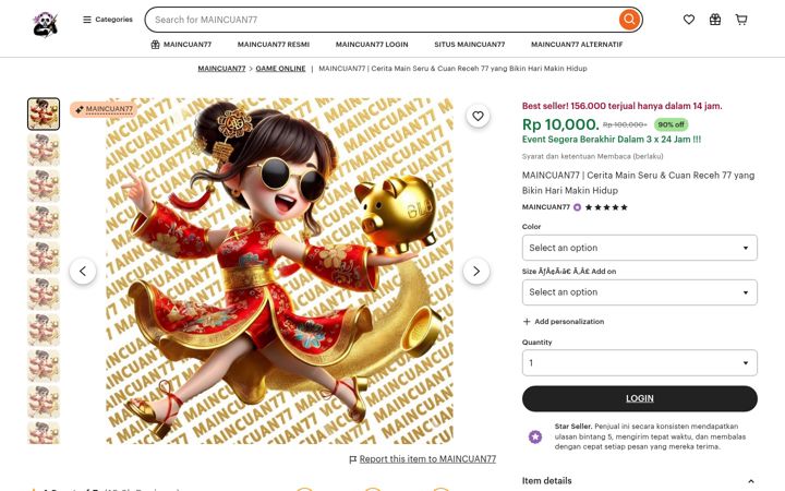 Screenshot of maincuan77.com