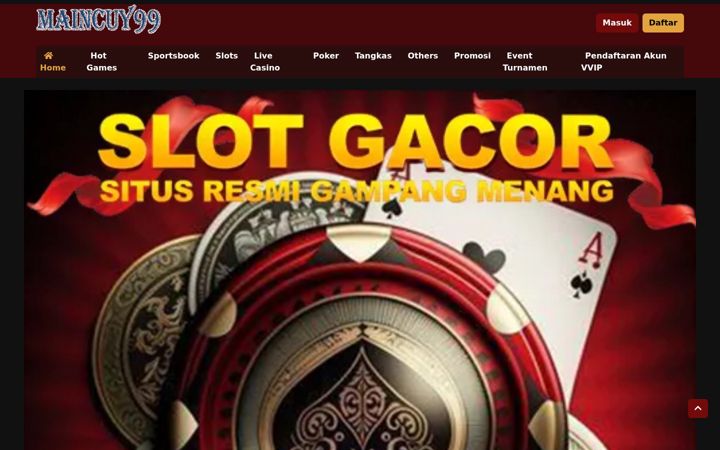 Screenshot of maincuy99.com