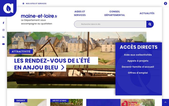 Screenshot of maine-et-loire.fr