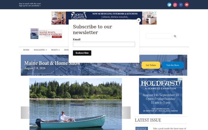 Screenshot of maineboats.com