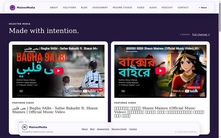 Screenshot of mainesmedia.com