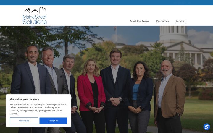 Screenshot of mainestreetsolutions.com