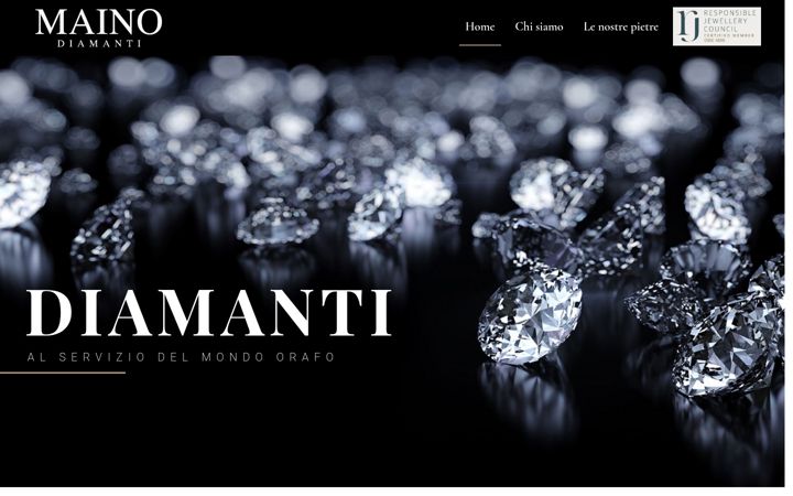 Screenshot of mainodiamanti.it
