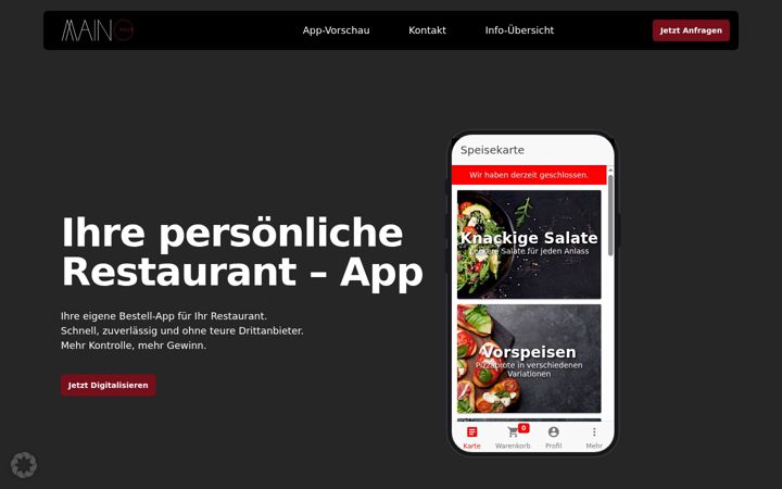 Screenshot of mainorder.de