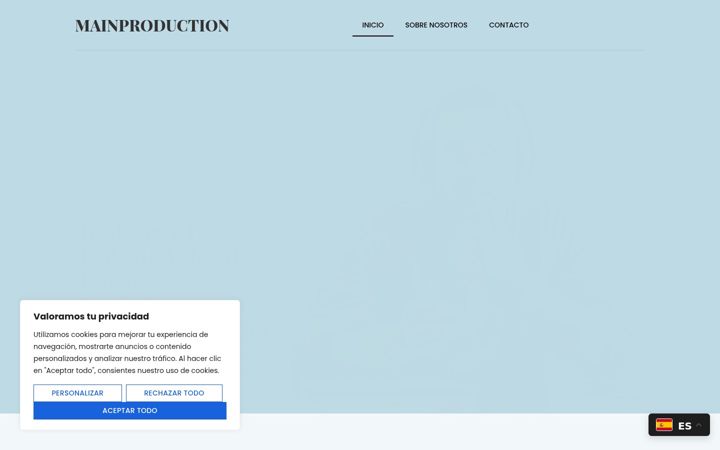 Screenshot of mainproduction.es