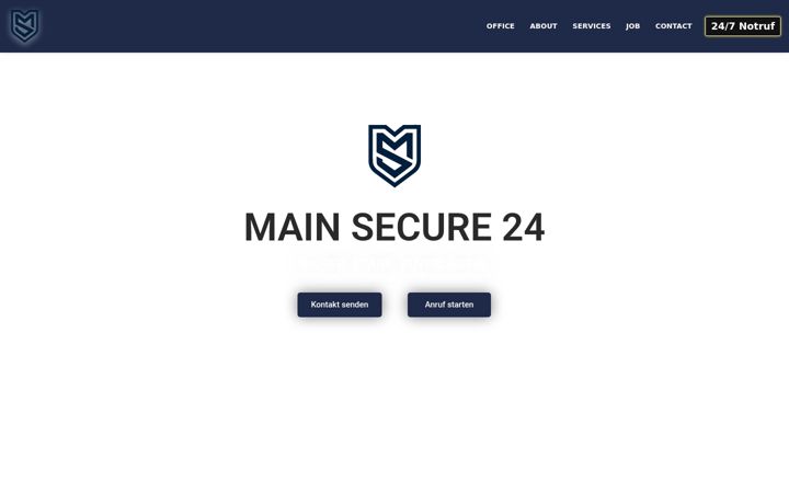 Screenshot of mainsecure24.de