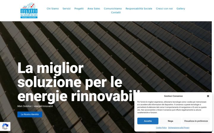 Screenshot of mainsolution.eu