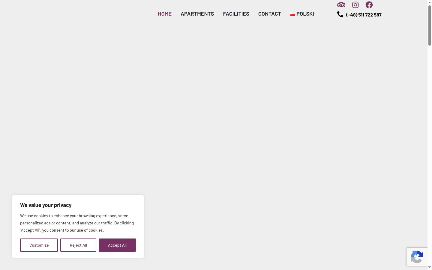 Screenshot des Einwilligungsbanners vor jeglicher Interaktion