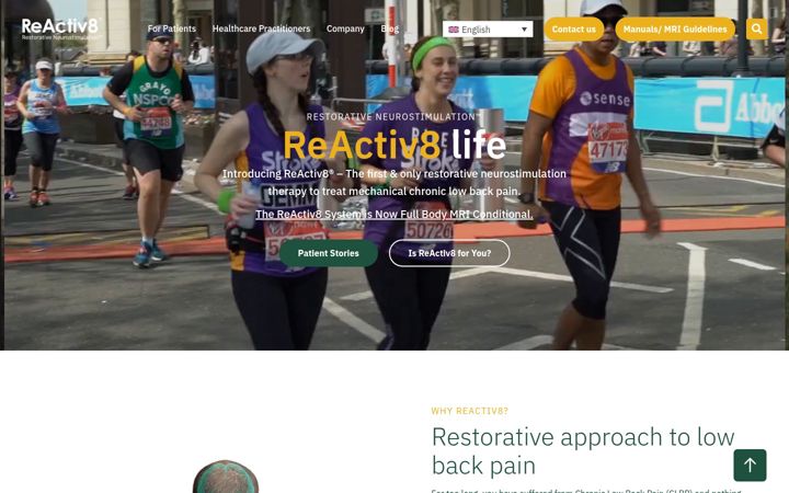 Screenshot of mainstaymedical.com