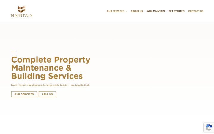 Screenshot of maintain.net.nz