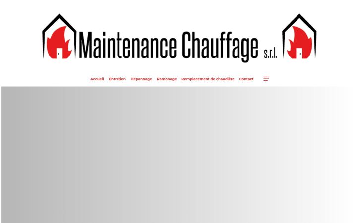 Screenshot of maintenance-chauffage.be