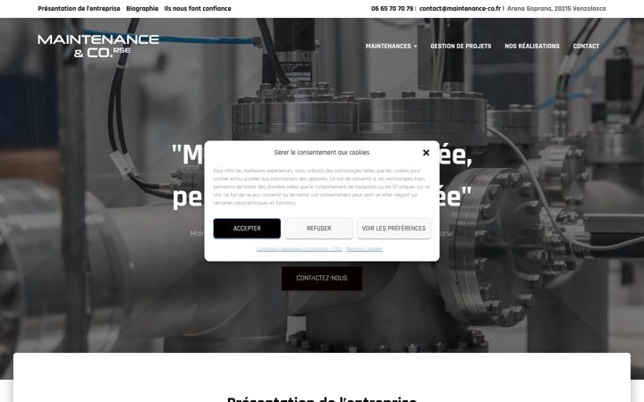 Screenshot of maintenance-co.fr