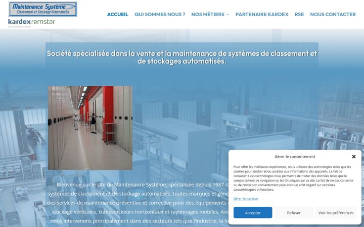 Screenshot of maintenance-systeme.com